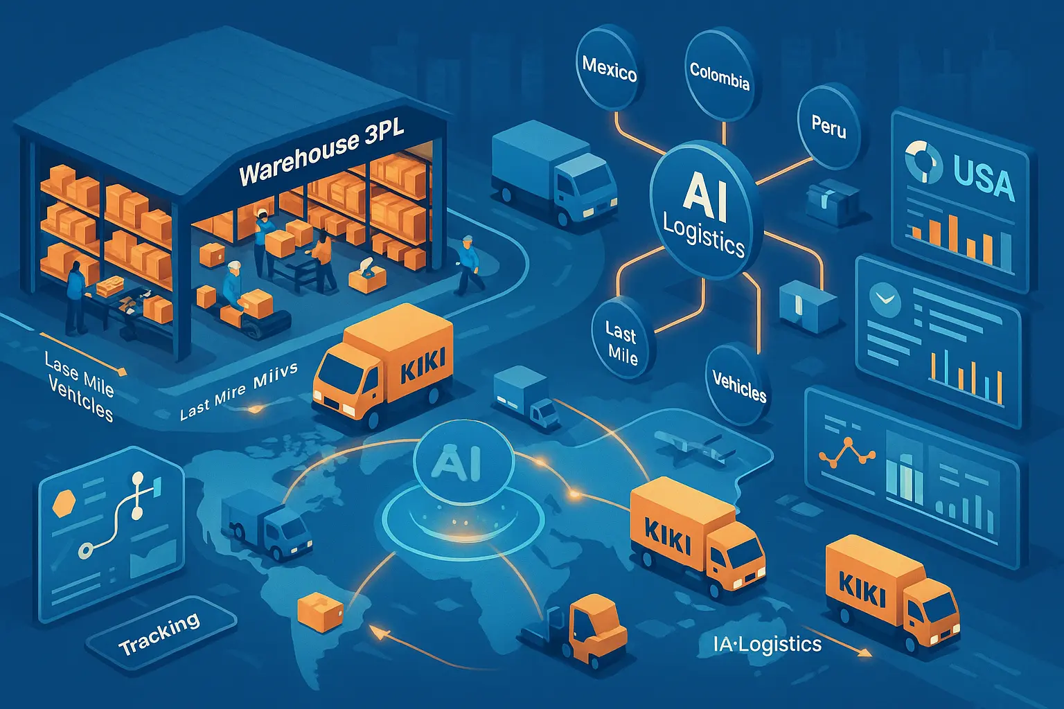 Kiki Latam’s scalable 3PL services for efficient fulfillment and cross-border logistics 3PL fulfillment warehouse with logistics operations across LATAM