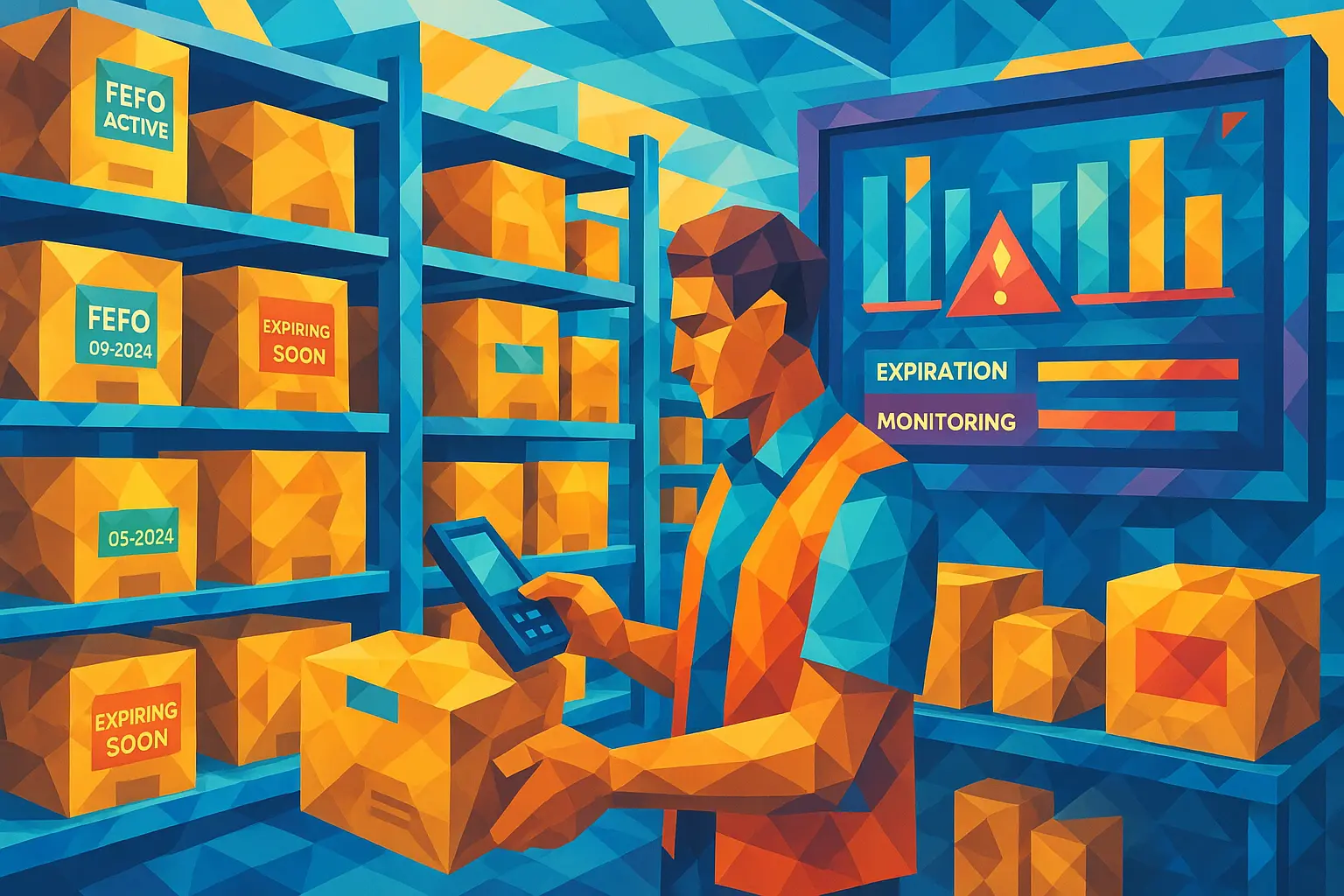 FEFO warehouse strategy powered by Kiki Latam FEFO inventory system optimizing warehouse logistics with expiration-based picking