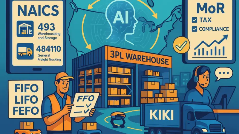NAICS, MoR, and AI-powered logistics system for retail supply chains