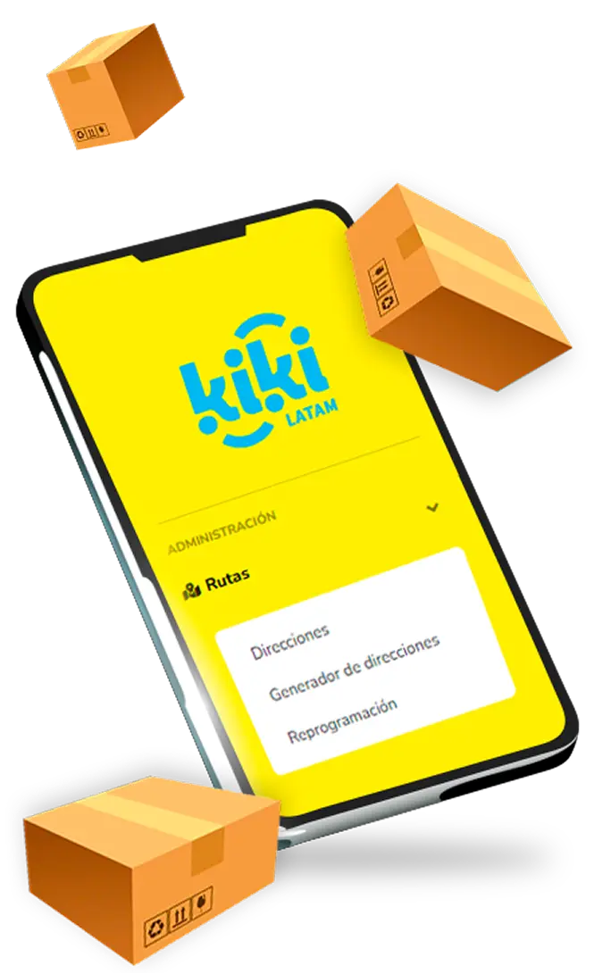 Mobile dashboard with address generator and delivery management for fulfillment and last mile logistics